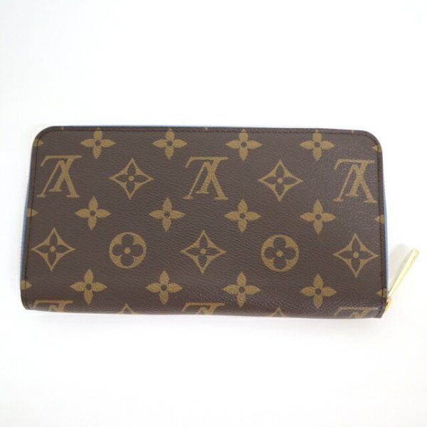 2001017256600536 2 Louis Vuitton Zippy Wallet Long Wallet Blue Jean