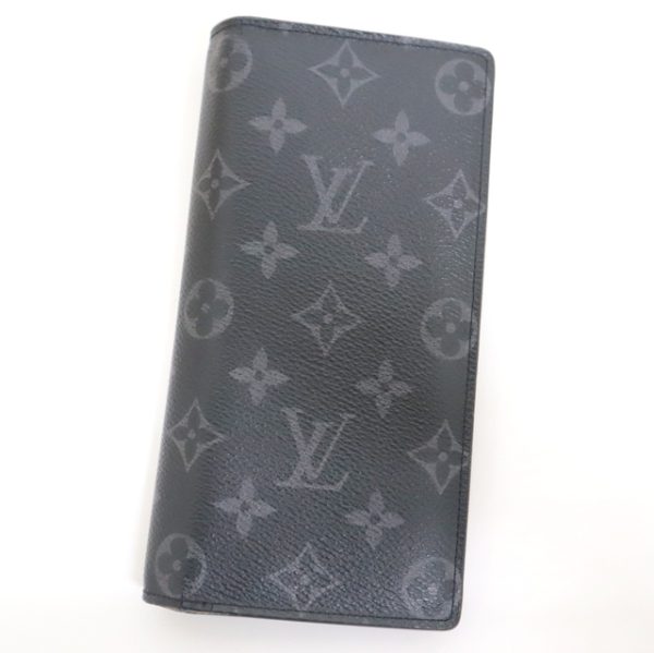 2001017256600587 1 Louis Vuitton Portefeuille Brother BifLong Wallet Eclipse Black