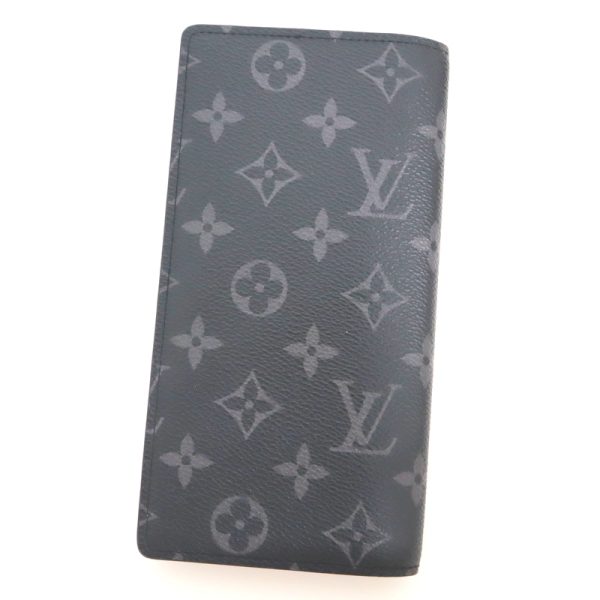 2001017256600612 2 Louis Vuitton Wallet Portefeuil Brazza Monogram Eclipse Black