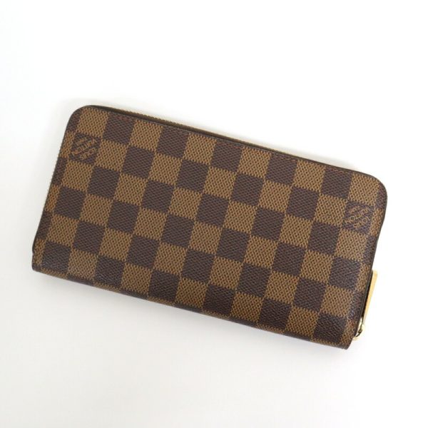 2001017256600630 2 Louis Vuitton Zippy Wallet Long Wallet Ebene Damier