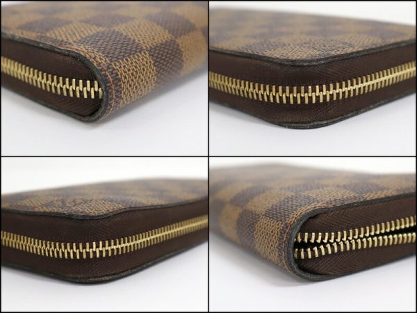 2001017256600630 5 Louis Vuitton Zippy Wallet Long Wallet Ebene Damier