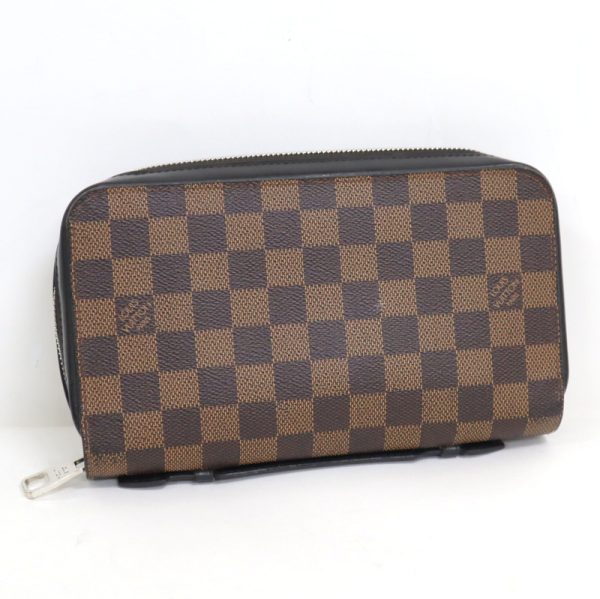 2001017256600644 1 Louis Vuitton Zippy XL Ebene Damier Brown