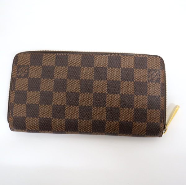 2001017256600744 2 Louis Vuitton Zippy Wallet Damier Ebene Rose Ballerine