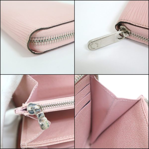 2001017256600751 7 Louis Vuitton Zippy Wallet Epi Rose Ballerine