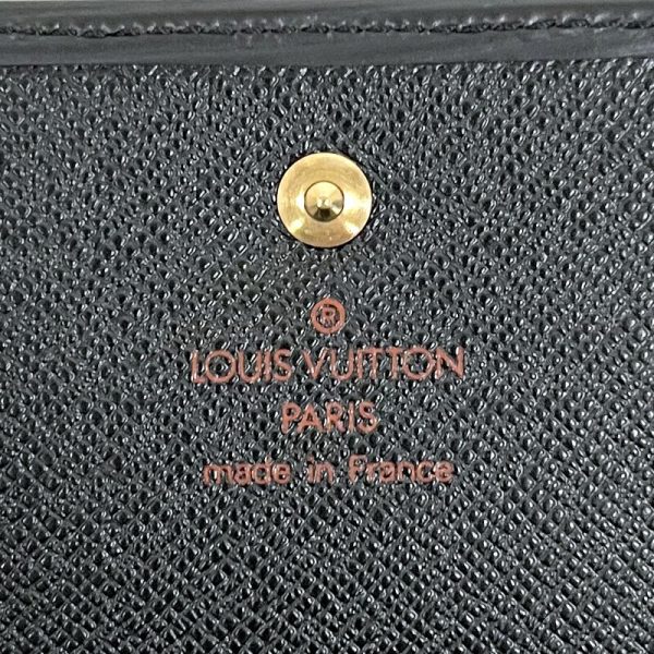 2001017256600773 8 Louis Vuitton Portomone Bier Cult W Hook Wallet Epi Noir Black