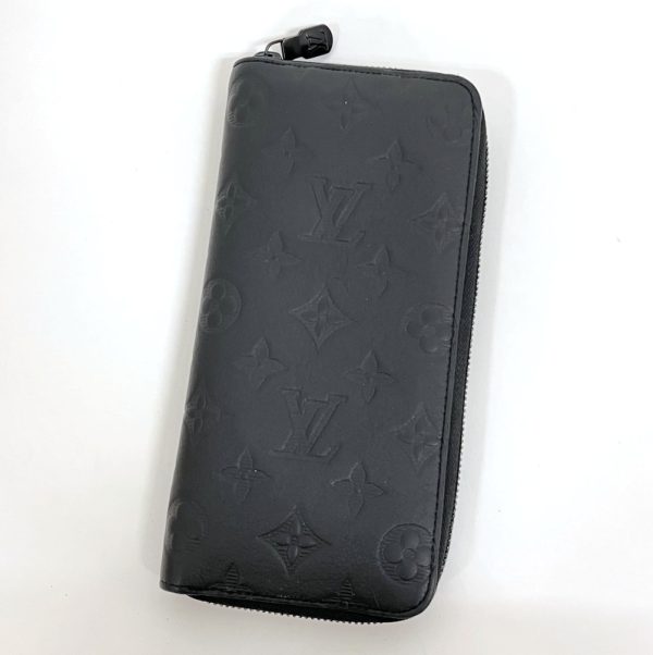 2001017256600781 1 Louis Vuitton Zippy Wallet Shadow Black