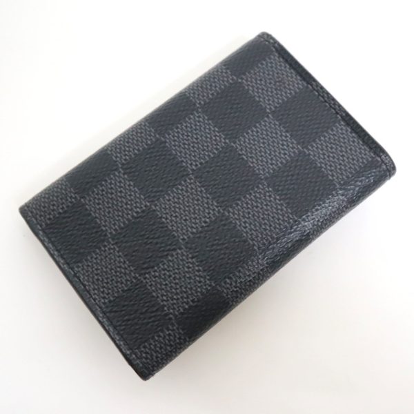 2001053255400033 2 Louis Vuitton Multicle 6 6 key case Damier Graphite Black