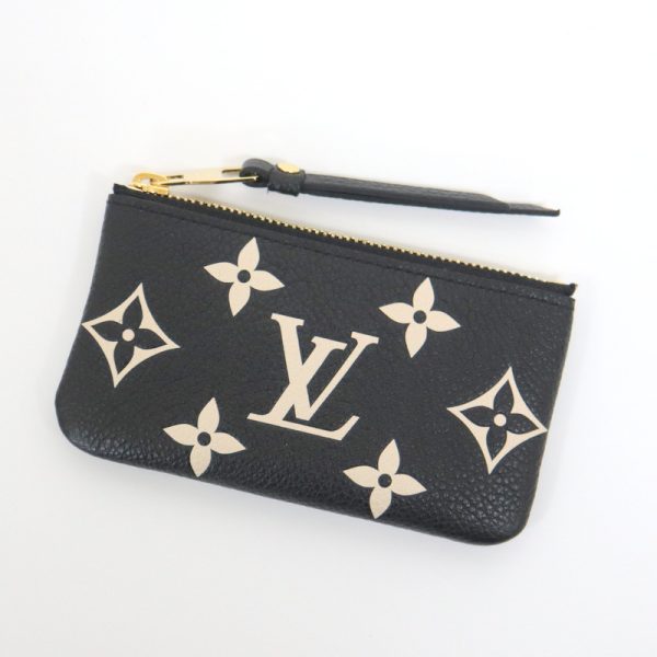 2001053256500058 1 Louis Vuitton Pochette Cle Bicolor Empreint