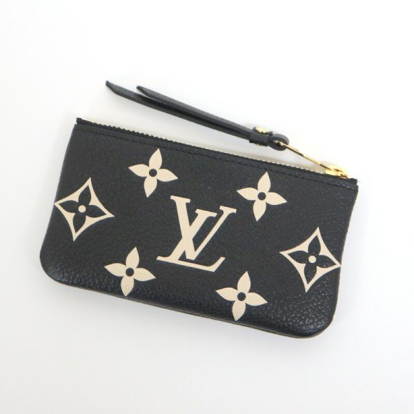 2001053256500058 2 Louis Vuitton Pochette Cle Bicolor Empreint