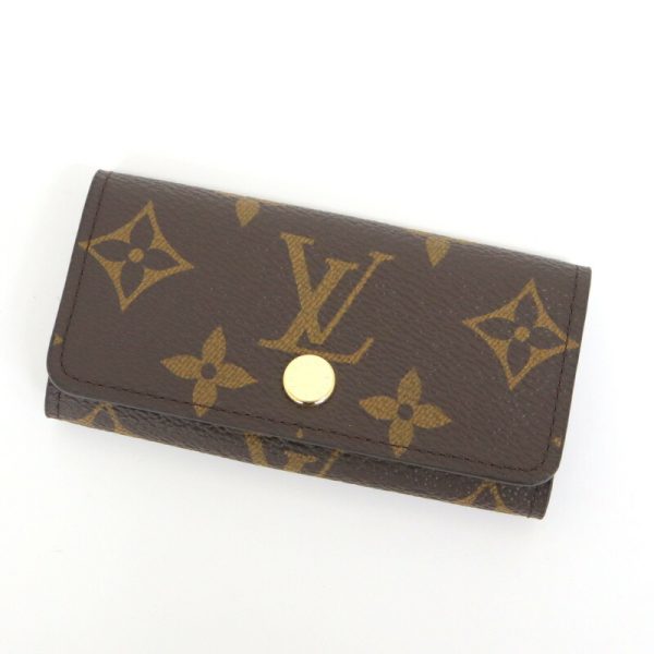 2001053256500065 1 Louis Vuitton Multicle 4 Key Case Monogram Brown