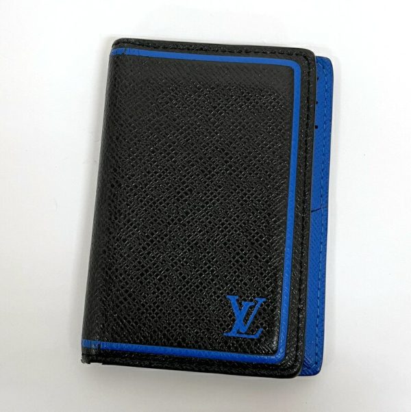 2001056256500039 1 Louis Vuitton Organizer de Poche Card Case Taiga Black