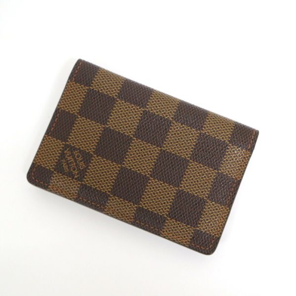 2001056256600015 1 Louis Vuitton Organizer Depoche Card Case Damier Brown