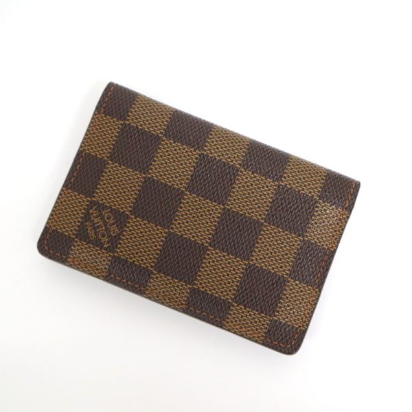 2001056256600015 1 Louis Vuitton Organizer Depoche Card Case Damier Brown