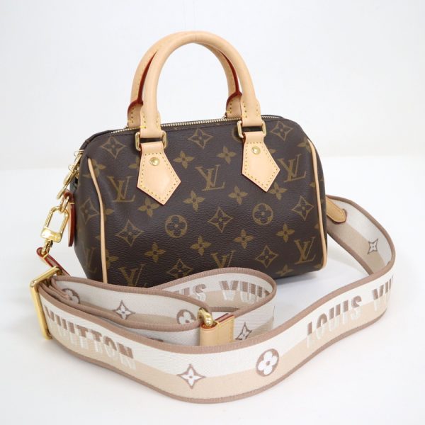 2001198255400609 1 Louis Vuitton Speedy Bandouliere 20 Brown Monogram