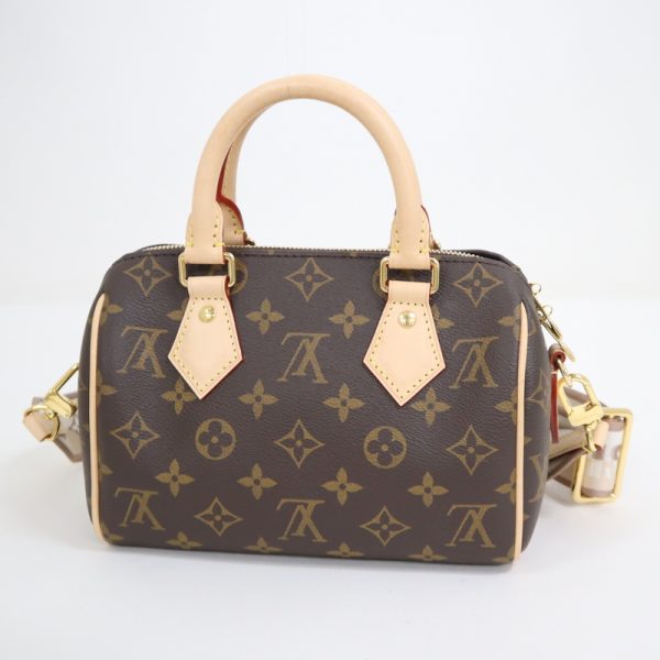 2001198255400609 2 Louis Vuitton Speedy Bandouliere 20 Brown Monogram