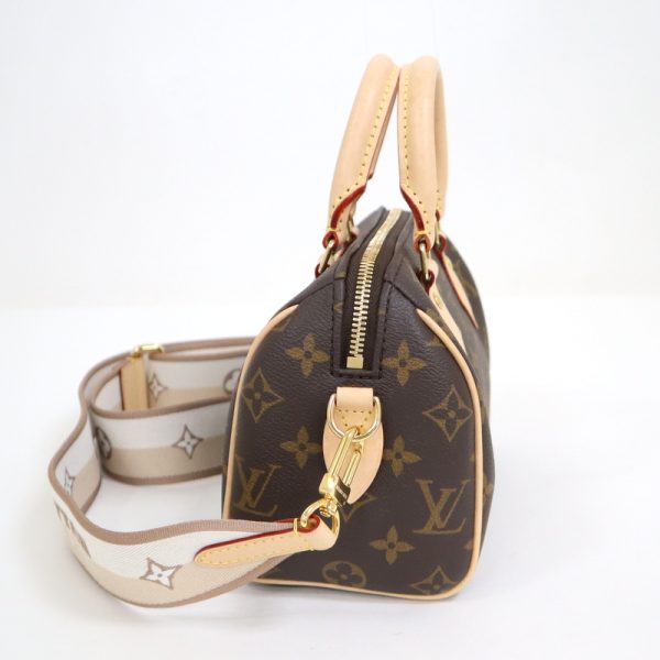 2001198255400609 4 Louis Vuitton Speedy Bandouliere 20 Brown Monogram