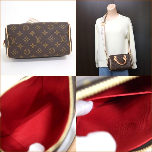 2001198255400609 9 Louis Vuitton Speedy Bandouliere 20 Brown Monogram