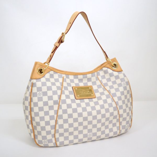 2001198255600118 1 Louis Vuitton Galliera PM Azur Damier Azur White