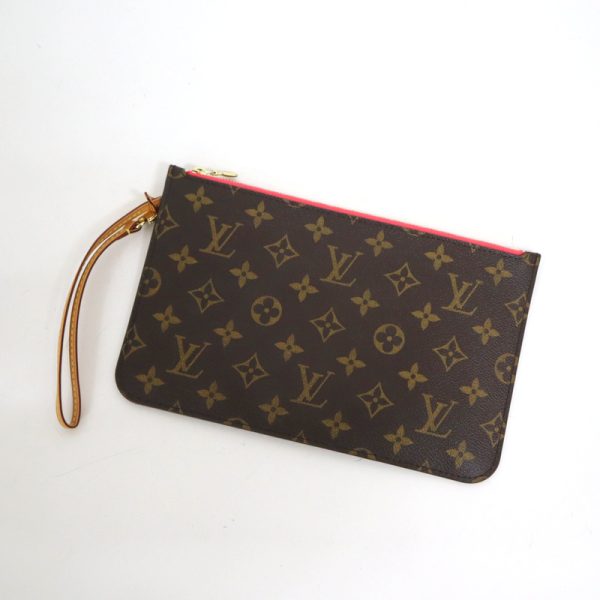 2001198256100118 1 Louis Vuitton Neverfull MM attached pouch monogram Bag