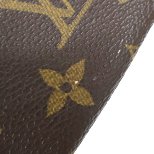 2001198256100204 5 Louis Vuitton pochette coin case monogram Brown