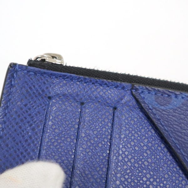 2001198256100211 6 Louis Vuitton coin card holder Cobalt Taiga Monogram Bag