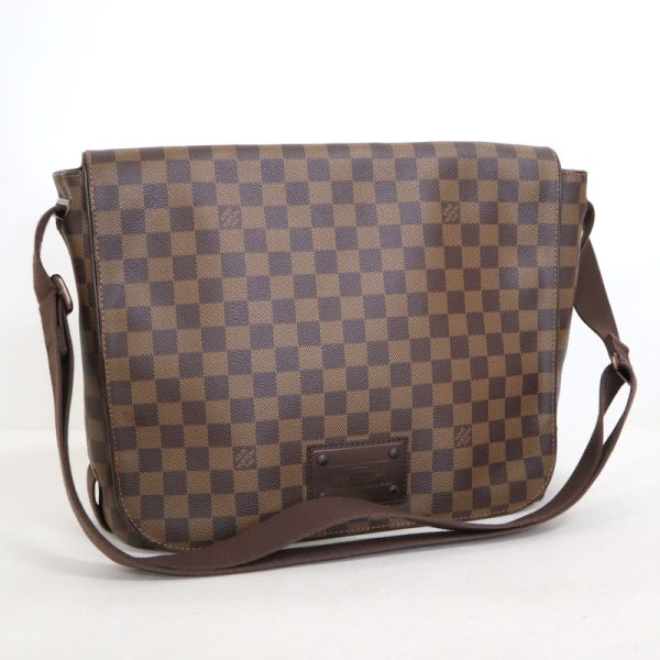 2001198256200085 1 Louis Vuitton Brooklyn MM Messenger Bag Damier Ebene Brown