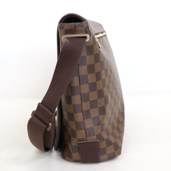 2001198256200085 5 Louis Vuitton Brooklyn MM Messenger Bag Damier Ebene Brown