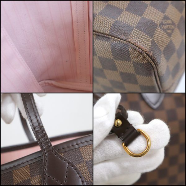 2001198256300148 8 Louis Vuitton Neverfull MM Damier Ebene Pink