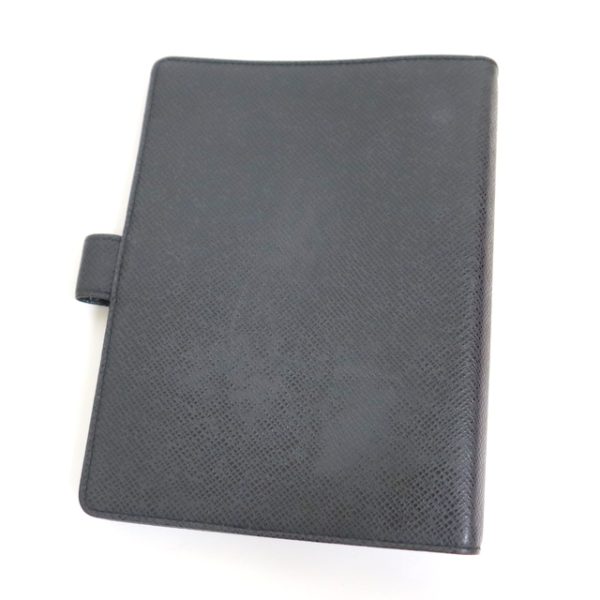 2001198256800019 2 Louis Vuitton Agenda MM Notebook Taiga Ardoise