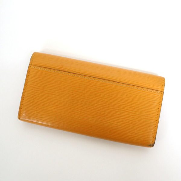 2001198256800070 2 Louis Vuitton Portefeuille Sarah BifLong Wallet Epi Saffron