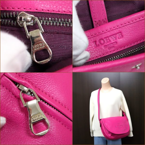 2001200257000008 10 LOEWE Shoulder Bag Heritage Pink