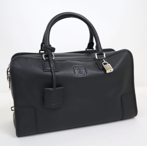 2001201256500026 1 LOEWE Amazona 36 Mini Bag Black kt10330kw