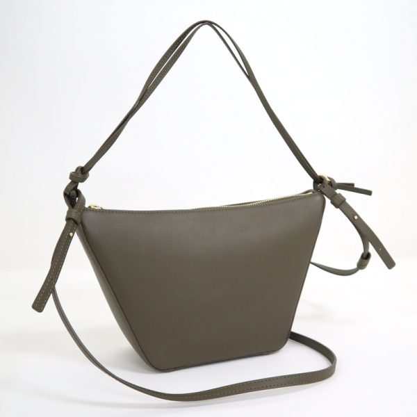 2001201256500029 1 LOEWE Hammock Hobo Mini 2WAY Bag Khaki