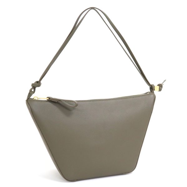 2001201256500029 2 LOEWE Hammock Hobo Mini 2WAY Bag Khaki