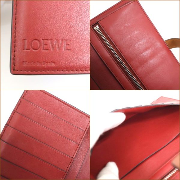 2001203255400011 5 LOEWE Wallet Large Camel Pecan Grain Calf Leather