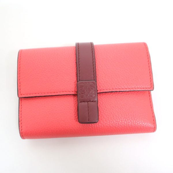 2001203256500006 1 Loewe Small Wallet Poppy Pink Bold