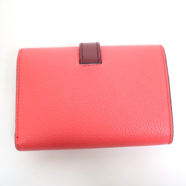 2001203256500006 2 Loewe Small Wallet Poppy Pink Bold