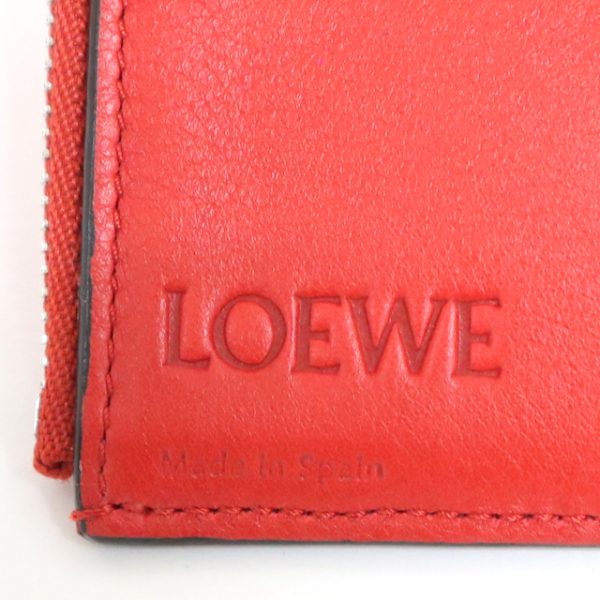 2001203256500006 5 Loewe Small Wallet Poppy Pink Bold