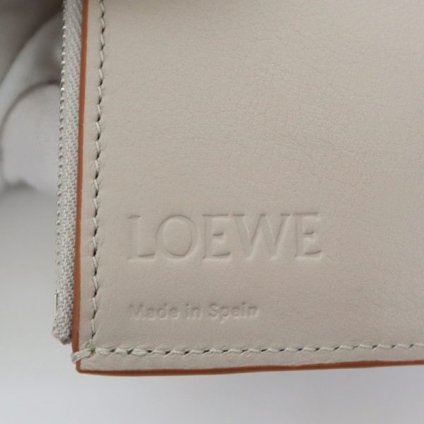 2001203256500008 7 Loewe tri fold wallet Anagram beige