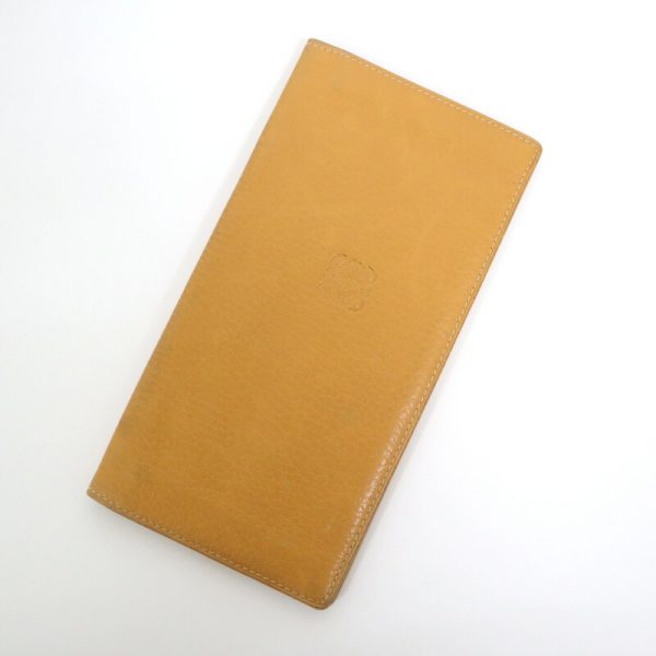 2001203256500011 1 LOEWE bi flong bill holder without coin brown