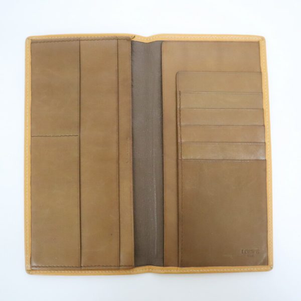 2001203256500011 4 LOEWE bi flong bill holder without coin brown