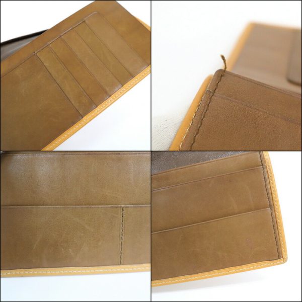 2001203256500011 8 LOEWE bi flong bill holder without coin brown