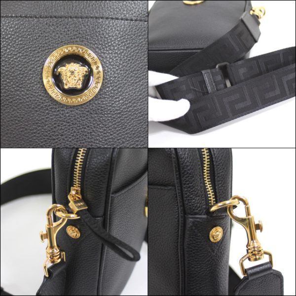 2001212255900002 5 Versace shoulder bag Medusa black