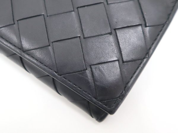 2003809255719459 4 Bottega Veneta Continental Wallet Intrecciato Black