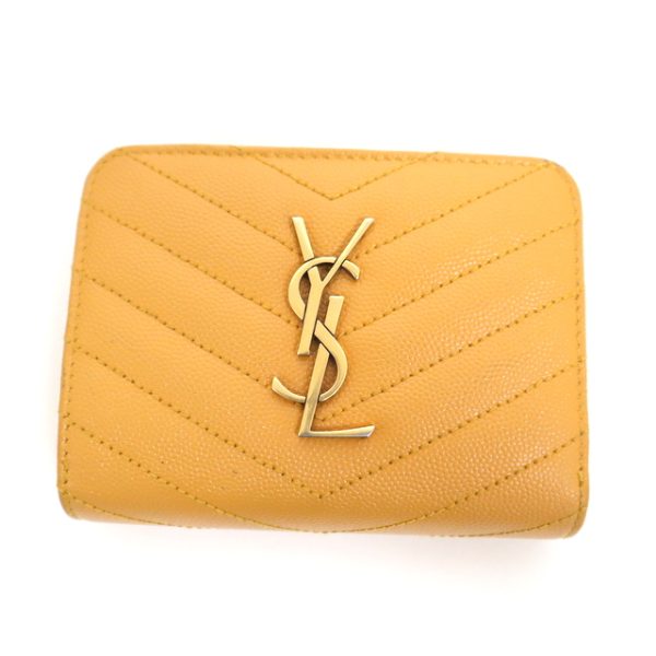 2009512256500355 1 Saint Laurent wallet yellow