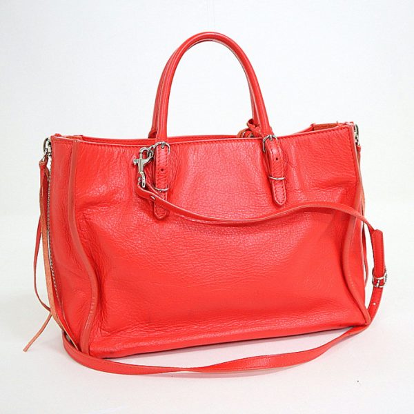 2010199256100012 2 Balenciaga Paper A6 2WAY Bag Red Leather