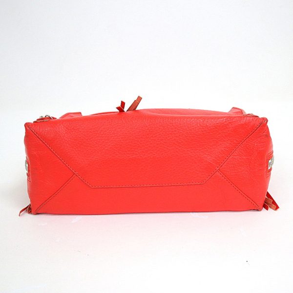 2010199256100012 3 Balenciaga Paper A6 2WAY Bag Red Leather