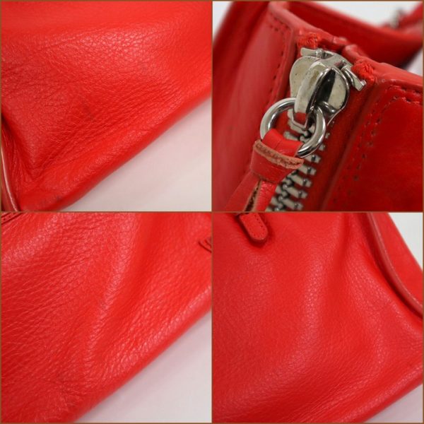 2010199256100012 5 Balenciaga Paper A6 2WAY Bag Red Leather