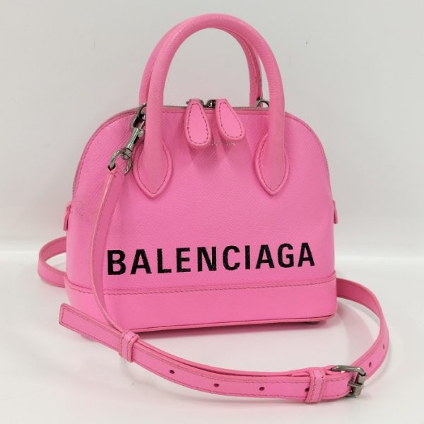 oplus 256 BALENCIAGA 2WAY shoulder bag Virtop pink leather