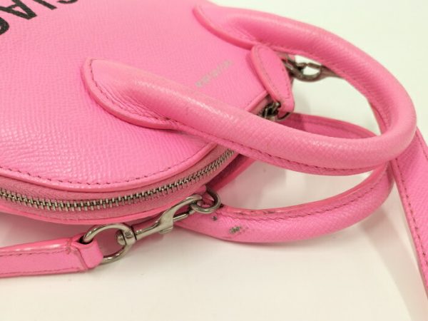 2010199258200025 6 BALENCIAGA 2WAY shoulder bag Virtop pink leather